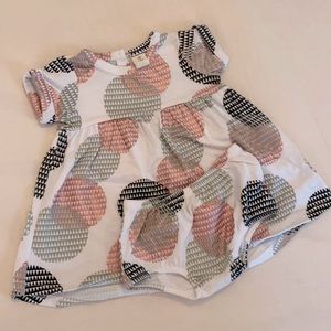 Tucker + Tate stretchy cotton dress with undies